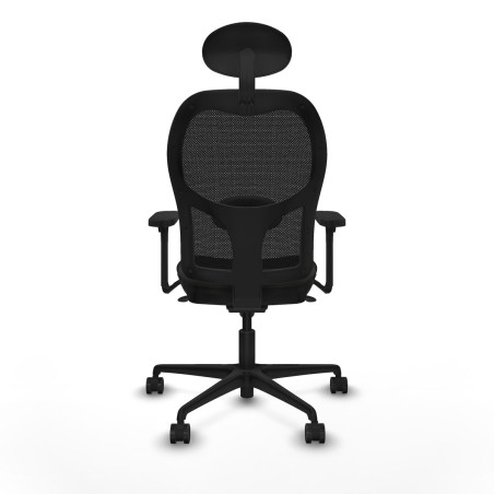 Office Chair with Headrest Jorquera Piqueras y Crespo 3D036N1 Black