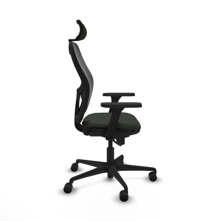 Office Chair with Headrest Jorquera Piqueras y Crespo 3D036N2 Black 2