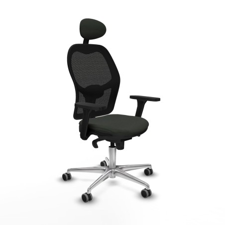 Sedia Ufficio con Poggiatesta Jorquera Piqueras y Crespo 3D086G1 Nero