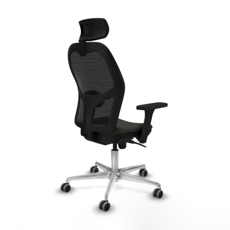 Bürostuhl mit Kopfstütze Jorquera Piqueras y Crespo 3D086G2 Schwarz