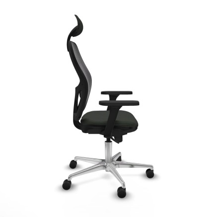 Sedia Ufficio con Poggiatesta Jorquera Piqueras y Crespo 3D086N1 Nero 2