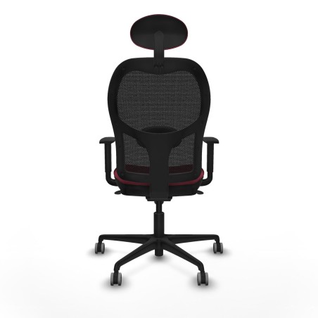 Chaise de Bureau Piqueras y Crespo 1D036G1 Bordeaux