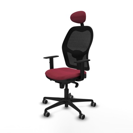 Chaise de Bureau Piqueras y Crespo 1D036G1 Bordeaux