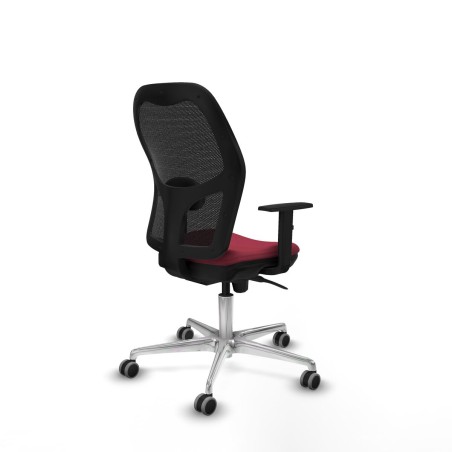 Sedia da Ufficio Piqueras y Crespo 1D086G0 Rosso Granato
