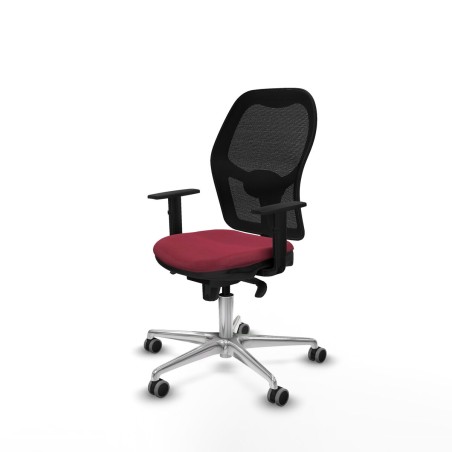 Sedia da Ufficio Piqueras y Crespo 1D086G0 Rosso Granato