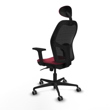 Office Chair with Headrest Jorquera Piqueras y Crespo 2D036G1 Maroon