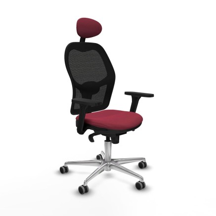 Bürostuhl mit Kopfstütze Jorquera Piqueras y Crespo 3D086G1 Granatro