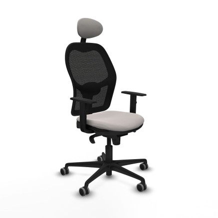 Office Chair with Headrest Jorquera Piqueras y Crespo 1D036G1 White