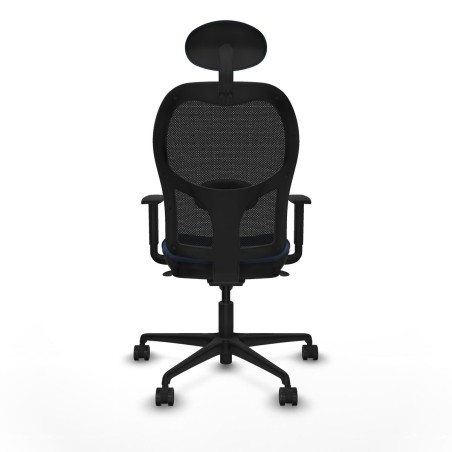 Office Chair with Headrest Jorquera Piqueras y Crespo 1D036N1 Navy Blu