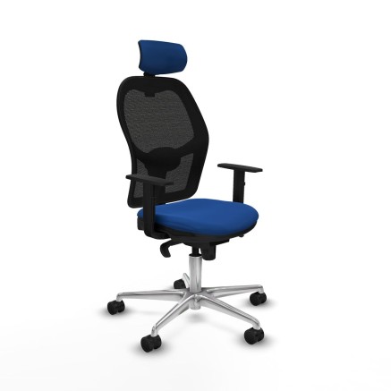 Chaise de Bureau Piqueras y Crespo 1D086N2 Bleu