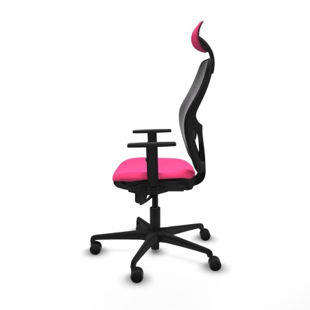 Sedia Ufficio con Poggiatesta Jorquera Piqueras y Crespo 1D036N1 Rosa