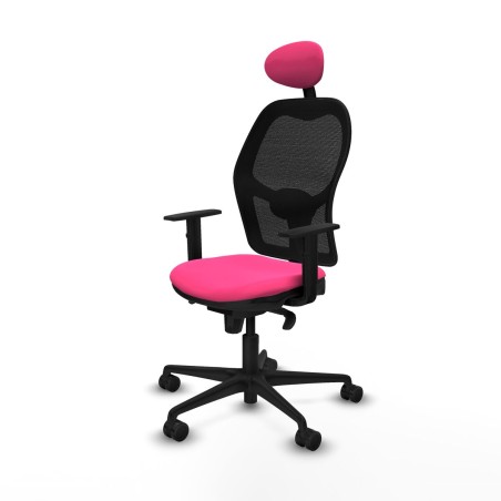 Sedia Ufficio con Poggiatesta Jorquera Piqueras y Crespo 1D036N1 Rosa