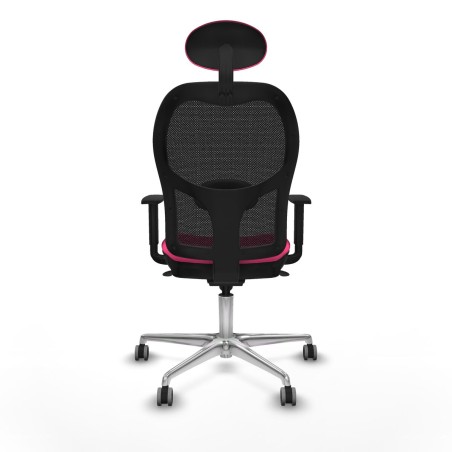 Sedia Ufficio con Poggiatesta Jorquera Piqueras y Crespo 1D086G1 Rosa