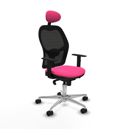 Bürostuhl mit Kopfstütze Jorquera Piqueras y Crespo 1D086N1 Rosa