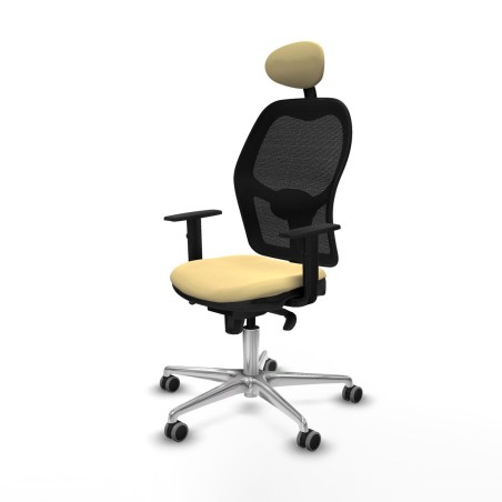 Bürostuhl mit Kopfstütze Jorquera Piqueras y Crespo 1D086G1 Creme