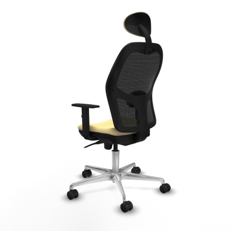 Office Chair with Headrest Jorquera Piqueras y Crespo 1D086N1 Cream
