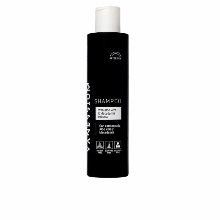 Shampooing Hydratant Après Soleil Vanessium Aloe Vera Noix de macadam