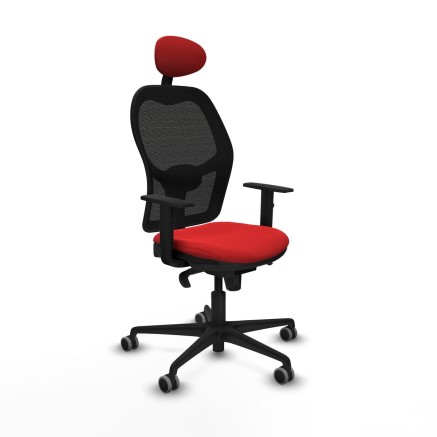 Chaise de Bureau Piqueras y Crespo 1D036G1 Rouge