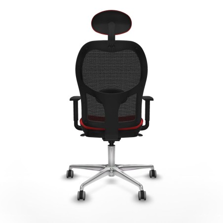 Sedia da Ufficio Piqueras y Crespo 1D086G1 Rosso