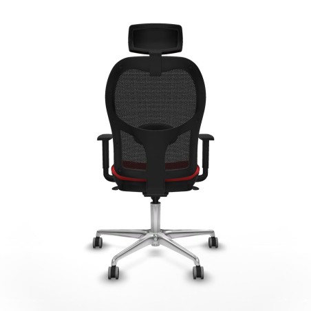 Sedia da Ufficio Piqueras y Crespo 1D086G2 Rosso