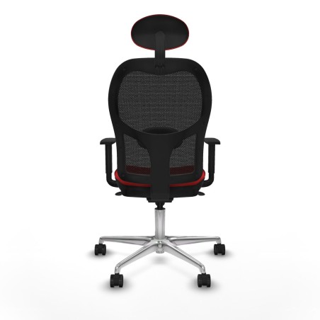 Sedia da Ufficio Piqueras y Crespo 1D086N1 Rosso