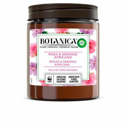 Geurkaars Air Wick Botanica Geranium Rozen 205 g