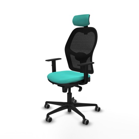 Sedia Ufficio con Poggiatesta Jorquera Piqueras y Crespo 1D036G2 Turch