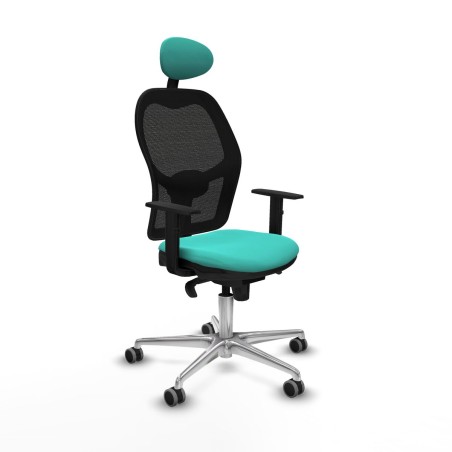 Sedia Ufficio con Poggiatesta Jorquera Piqueras y Crespo 1D086G1 Turch