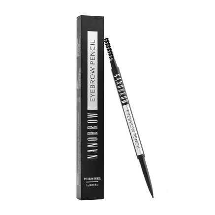 Wenkbrauwpotlood Nanobrow Light Brown 2 in 1 (1 ml)