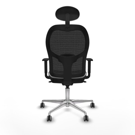 Office Chair with Headrest Jorquera Piqueras y Crespo 1D086G1 Light gr