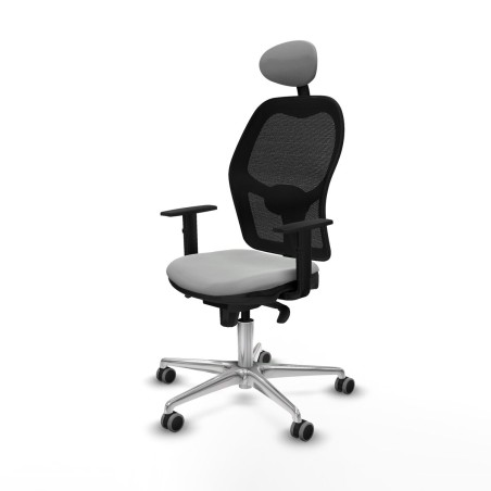 Office Chair with Headrest Jorquera Piqueras y Crespo 1D086G1 Light gr