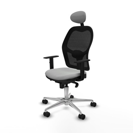 Office Chair with Headrest Jorquera Piqueras y Crespo 1D086N1 Light gr