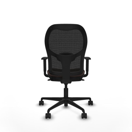 Chaise de Bureau Piqueras y Crespo 1D036N0 Noir Brun foncé