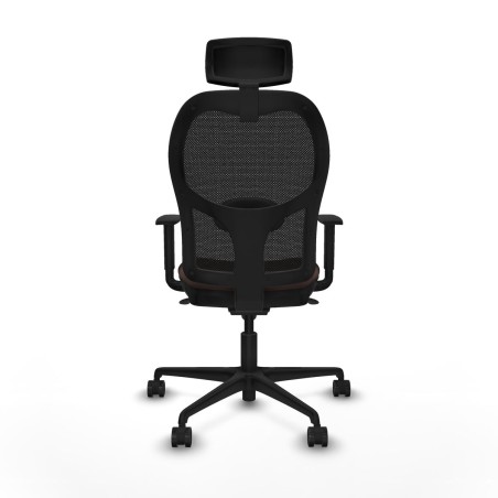 Office Chair with Headrest Jorquera Piqueras y Crespo 1D036N2 Black Da