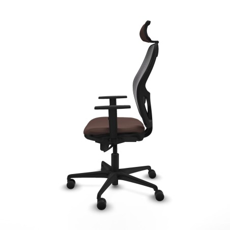 Office Chair with Headrest Jorquera Piqueras y Crespo 1D036N2 Black Da