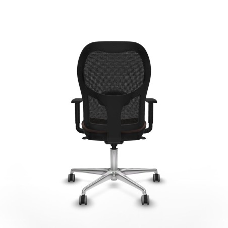 Sedia da Ufficio Piqueras y Crespo 1D086G0 Nero Marrone scuro