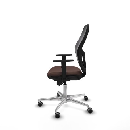 Sedia da Ufficio Piqueras y Crespo 1D086G0 Nero Marrone scuro