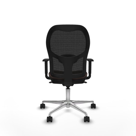Chaise de Bureau Piqueras y Crespo 1D086N0 Noir Brun foncé