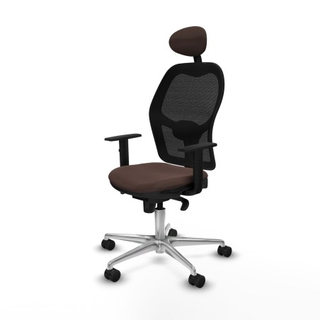 Office Chair Piqueras y Crespo 1D086N1 Black Dark brown