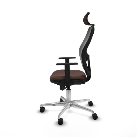 Office Chair Piqueras y Crespo 1D086N2 Black Dark brown