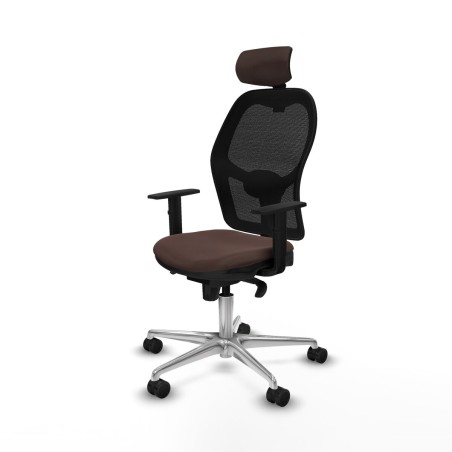 Office Chair Piqueras y Crespo 1D086N2 Black Dark brown