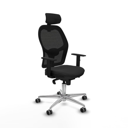 Sedia da Ufficio Piqueras y Crespo 1D086G2 Nero