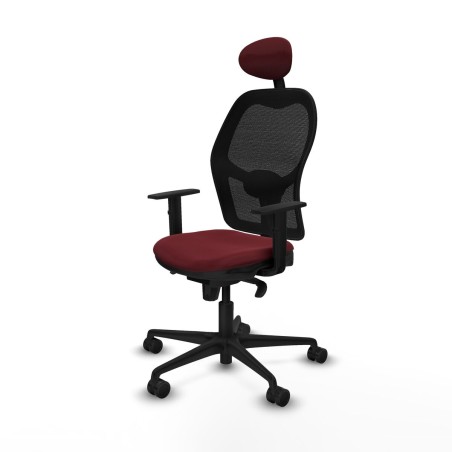 Chaise de Bureau Piqueras y Crespo 1D036N1 Bordeaux
