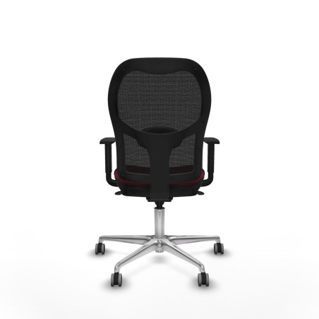 Sedia da Ufficio Piqueras y Crespo 1D086G0 Rosso Granato