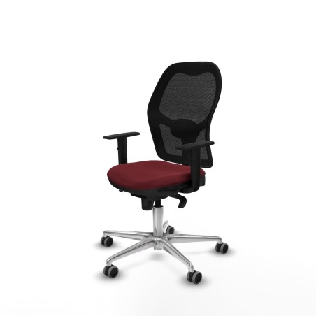 Sedia da Ufficio Piqueras y Crespo 1D086G0 Rosso Granato
