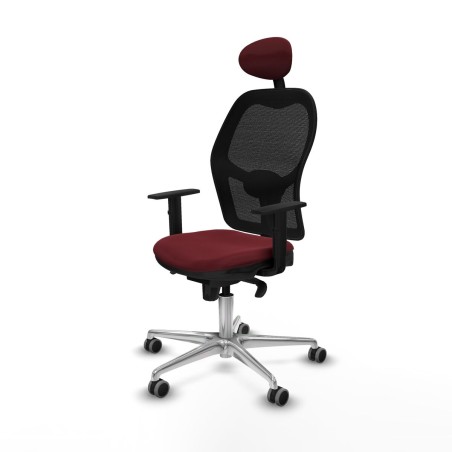 Sedia da Ufficio Piqueras y Crespo 1D086G1 Rosso Granato