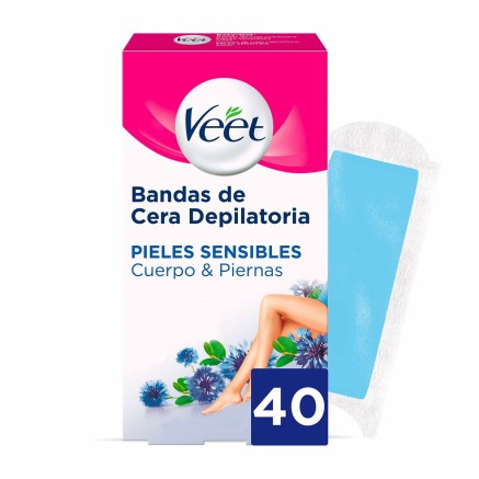 Körper Enthaarungsstreifen Veet Pure Empfindliche Haut Körper Füße