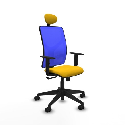 Chaise de Bureau avec Appui-tête Motilla Piqueras y Crespo 1D066N1 Ja