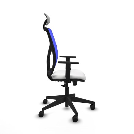 Office Chair with Headrest Motilla Piqueras y Crespo 1D066N1 White 2