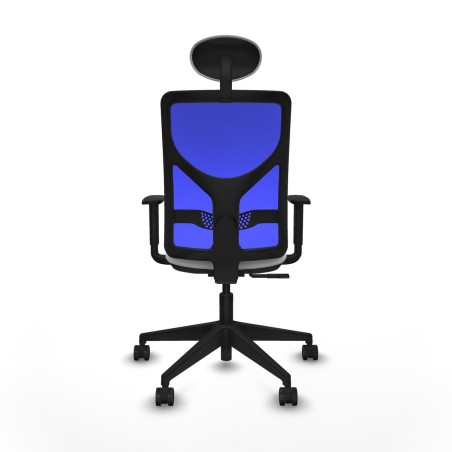 Chaise de Bureau avec Appui-tête Motilla Piqueras y Crespo 1D066N1 Bl